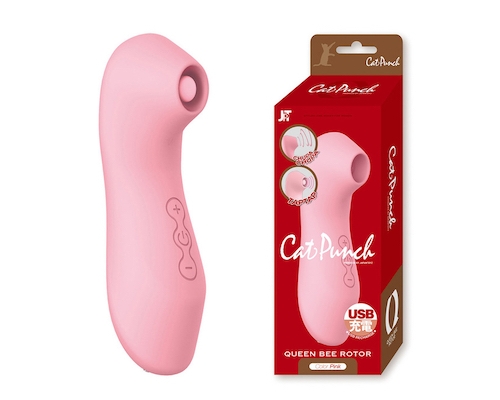 CatPunch Queen Bee Rotor Vibrator Pink